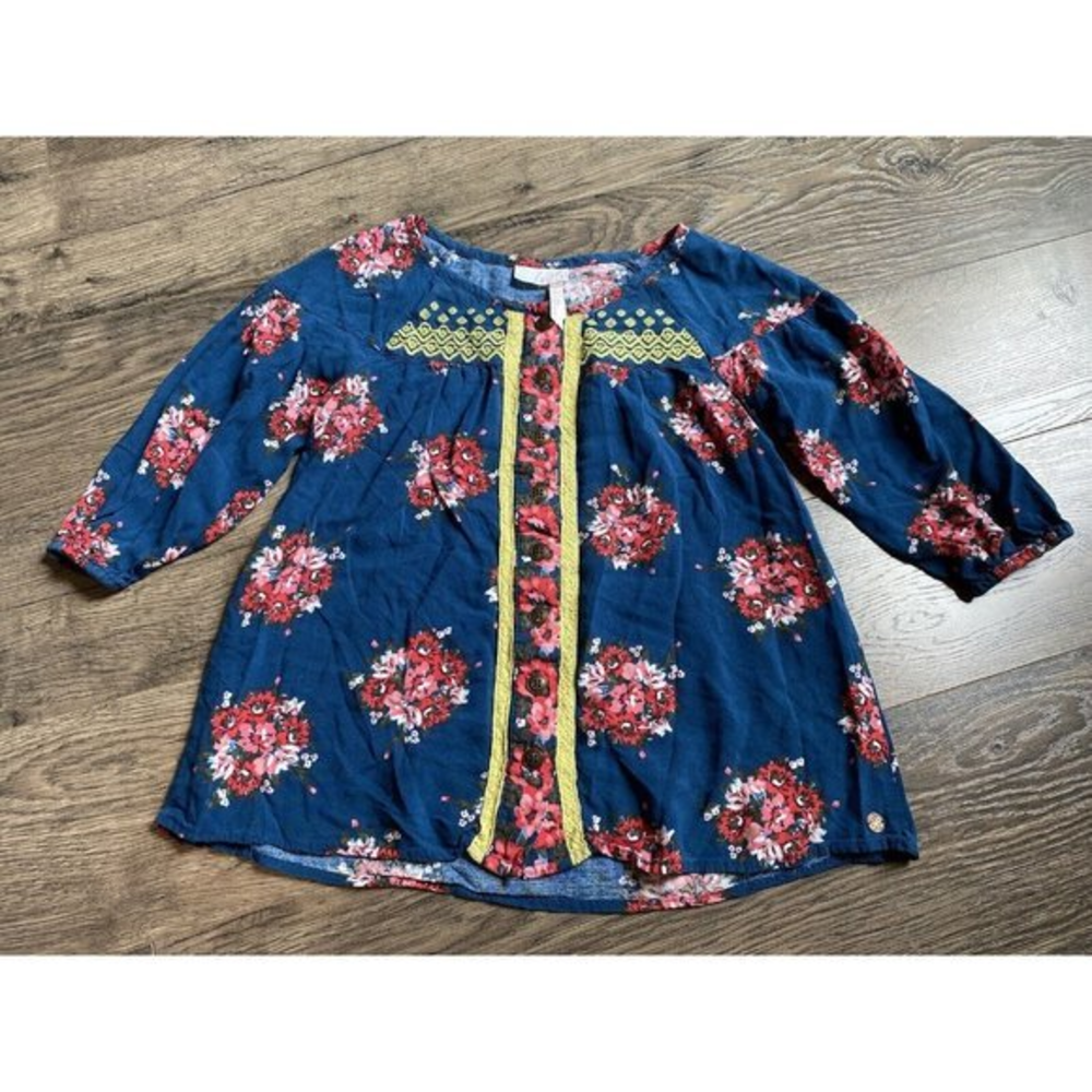EUC Kids Girls 435 By Matilda Jane 3/4 Sleeve Top Size 10